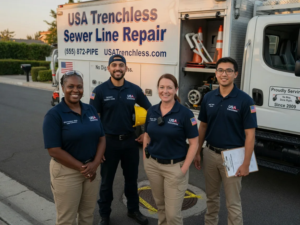 Sewer Line Repair company in Walnut Creek, OH